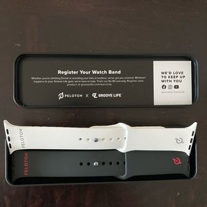 Peloton Apple Watch Bands- set of 2 black and white